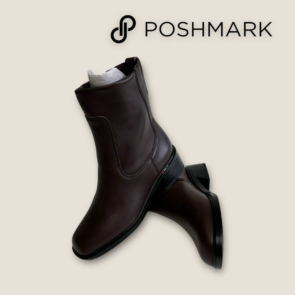 Franco Sarto‎ Ankle Boots Genuine Leather Brown “Gracelyn” Size 7.5